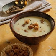 Суп-пюре из картофеля с тмином