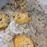 Суп-пюре из шампиньонов