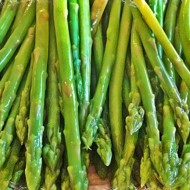 Суп-пюре из мелкой зеленой спаржи