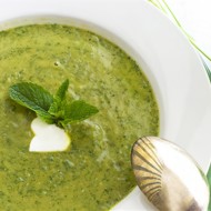 Суп-пюре из стручков фасоли