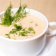 Суп-пюре с укропом