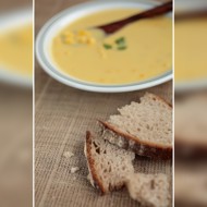 Суп-пюре из консервированной кукурузы