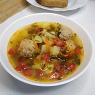 Суп с фрикадельками