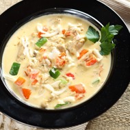 Суп с грибами и курицей