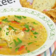 Суп с кукурузой и сладким перцем