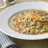 Суп с перловой крупой и репой