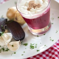 Свекольный капучино