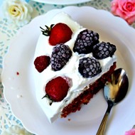 Свекольный кекс с имбирем