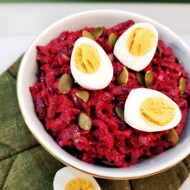 Свекольно-чесночный салат