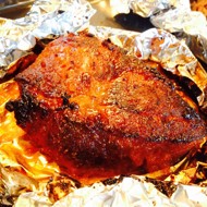 Свинина под апельсиновой глазурью