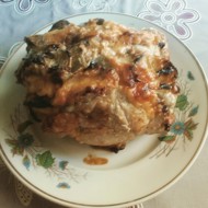 Свинина с сыром и лимоном