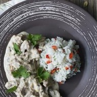 Свинина со сливками в мультиварке