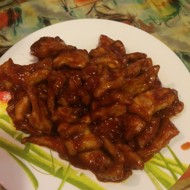 Свинина в кляре с кисло-сладким соусом