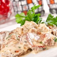 Свинина в сливках