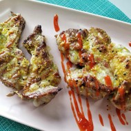 Свиной стейк из шейки со специями