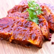 Свиное филе под перечным соусом