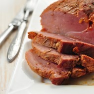Свиной окорок в медово-апельсиновой глазури