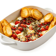 Сыр с помидорами в духовке