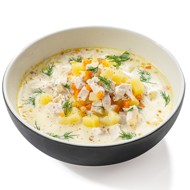Сырный суп с курицей