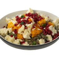 Табуле из киноа с тыквой