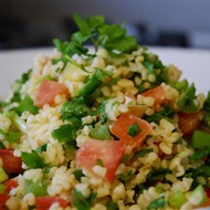 Табуле с зеленым луком