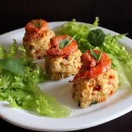 Тайские сконы с пряными креветками