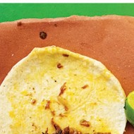 Тако с мясом на гриле