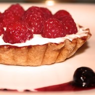 Тарт с малиной