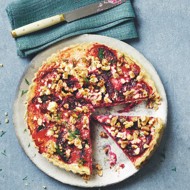 Тарт со свеклой, фенхелем и укропом