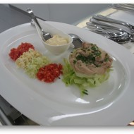 Тартар из печени трески