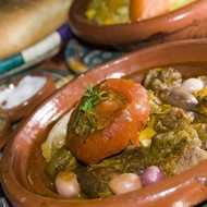 Тажин из баранины с инжиром, грецкими орехами, имбирем и корицей