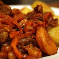 Тажин с курицей и сухофруктами