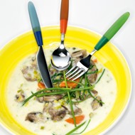 Телятина с йогуртом и овощами