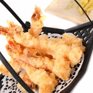 Тигровые креветки в кляре