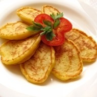 Тыквенные оладьи по-индийски с карри и базиликом