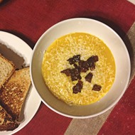 Тыквенный суп-пюре с бананом