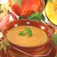 Тыквенный суп-пюре с яблоками