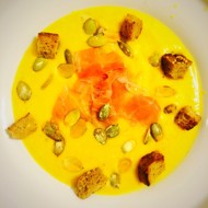 Тыквенный суп-пюре с прошутто