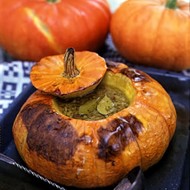 Тыквенный суп в тыкве