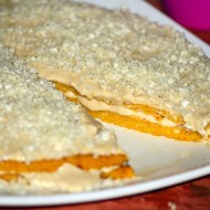 Тыквенный торт с банановым кремом