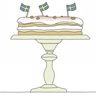 Торт с фундуком и меренгой (marängtårta med hasselnötter)