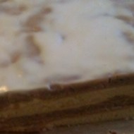 Торт «Сметанник» полосатый