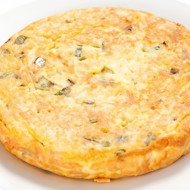 Тортилья с цукини и голубым сыром