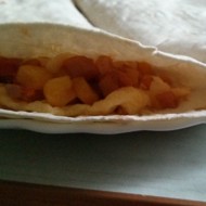 Тортилья с ветчиной, сыром и овощами