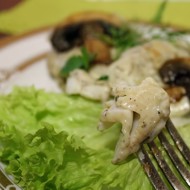 Треска под соусом бешамель