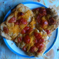 Треска с помидорами и апельсинами