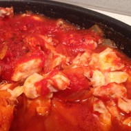 Треска в томатном соусе