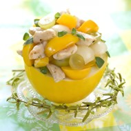 Тропический салат из курицы