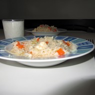 Тушеная курица с ананасами