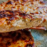 Творожная лепешка с сыром и зеленью